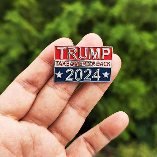 Take America Back Trump Pin or Brooch 2024