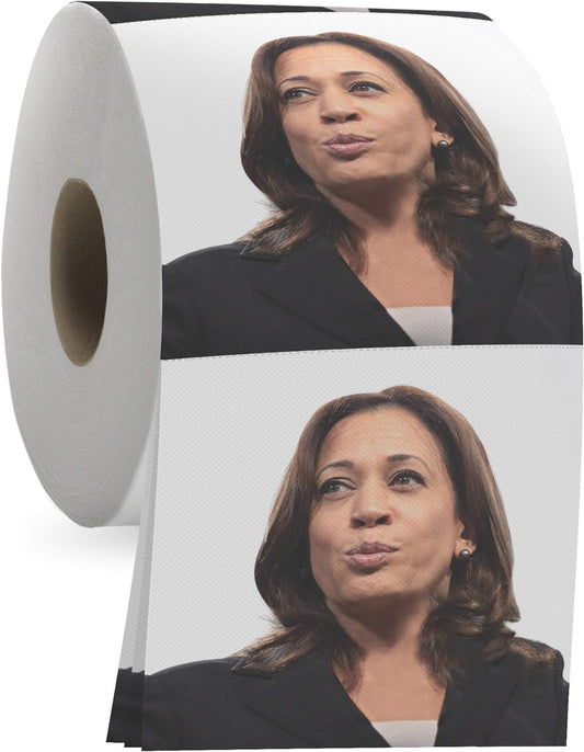 Kamala Harris Funny Political Toilet Paper Roll in Color