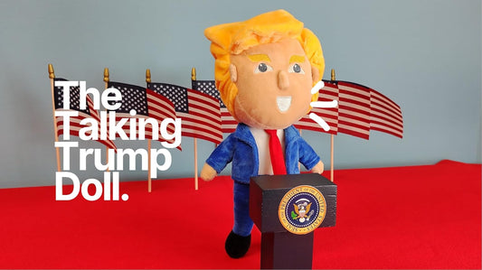 Talking Trump Soft Plush Doll Says 20 phrases in Trump's Voice.