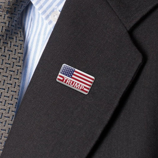 Donald J. Trump American Flag Lapel Pin