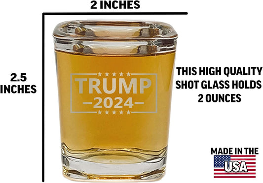 Tactical Square Trump 2024 Shot Glass