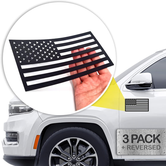 American Flag Magnets for Trucks & Cars 3 Pack