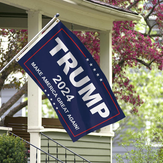 Trump 2024 Flag Make America Great Again Flag - Blue