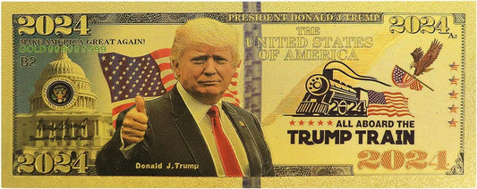 Trump Train 2024 Dollar Bill