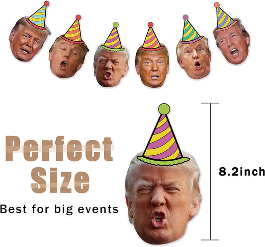 Donald Trump Face Banner Streamer Party Decoration