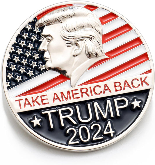 Trump 2024 Lapel Pin  Take America Back