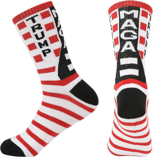 Donald Trump Socks 2024 MAGA Heel