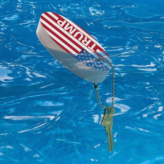 Donald Trump Floating Foam Keychain  for Fishing & Boat - Key Float