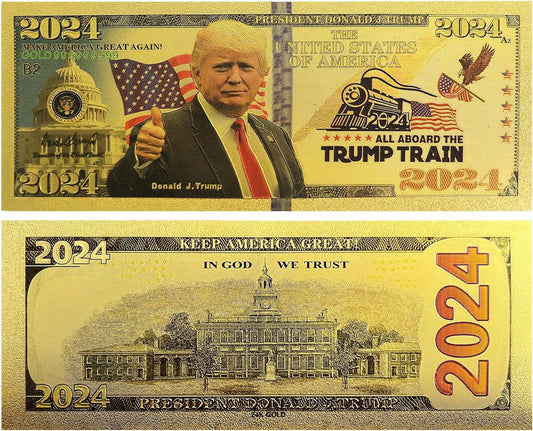 Trump Train 2024 Dollar Bill