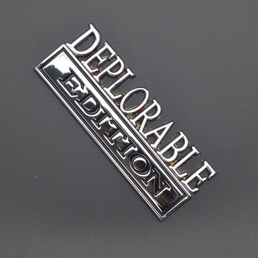 Deplorable Edition Emblem Ford F150 Jeep Dodger Chevrolet (set of 2)