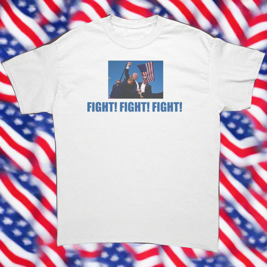 Donald Trump Fight Fight Fight Assassination Attempt Photo T-Shirt