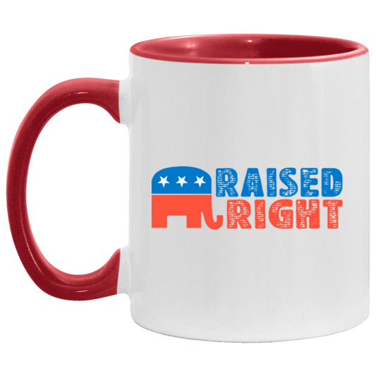 Raised Right Republican GOP Coffee Mug