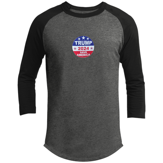 Trump 2024 Save America Again Raglan Sleeve Shirt