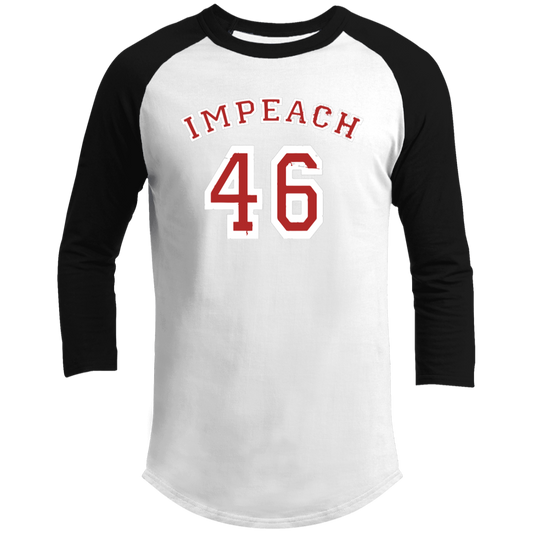 Impeach 46 Anti-Biden Raglan Sleeve Shirt