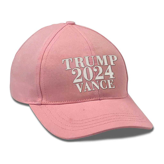 Trump Vance 2024 Hat - Pink - Made In USA