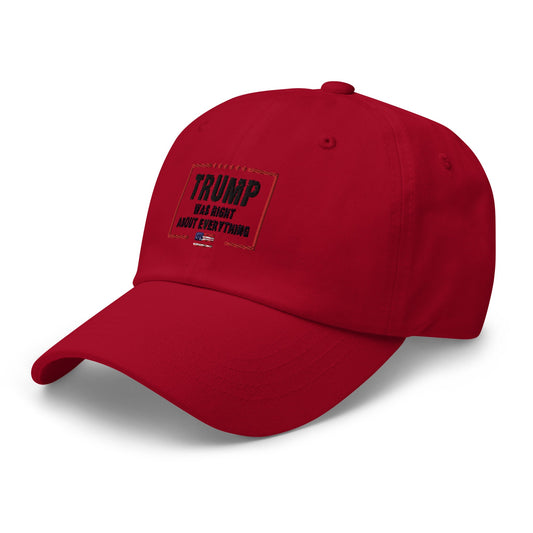 Trump Was Right About Everything Dad hat