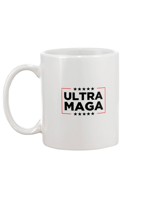 Ultra MAGA White Coffee Mug Trump 2024