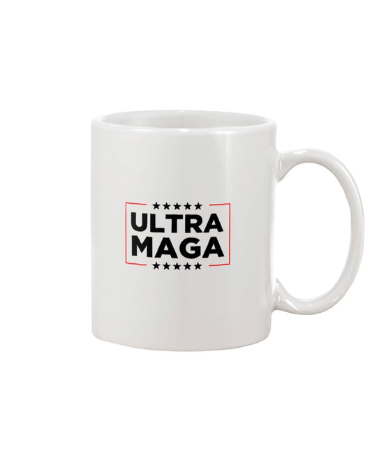 Ultra MAGA White Coffee Mug Trump 2024