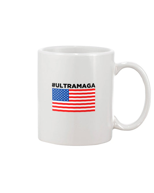 #ultramaga Trump 2024 White 15oz Ceramic Mug