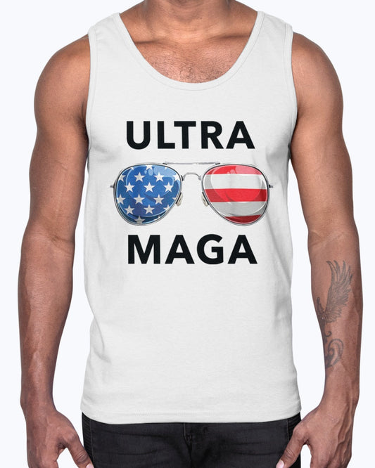 Ultra Maga Donald Trump 2024 Tank Top Muscle Shirt