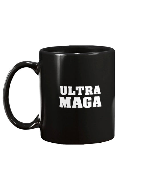 Ultra MAGA Black 15oz Coffee Mug