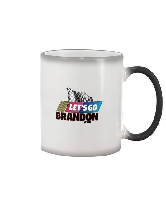 Lets Go Brandon Heat Activated Color Changing Mug