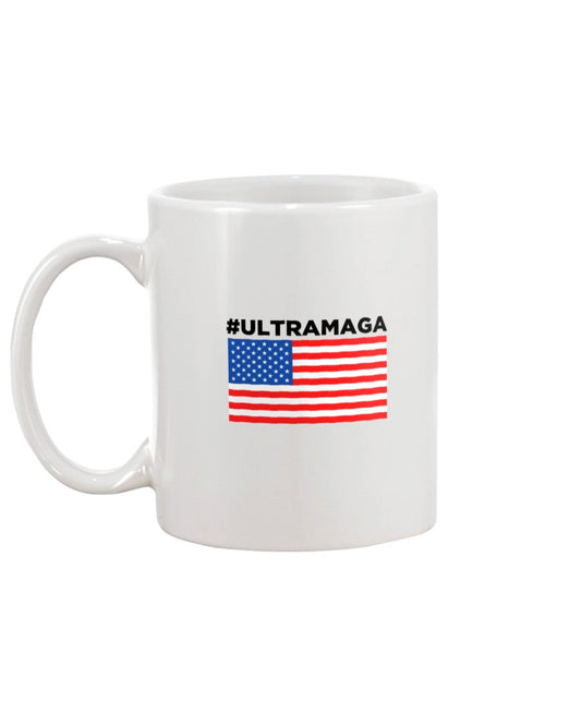 #ultramaga Trump 2024 White 15oz Ceramic Mug